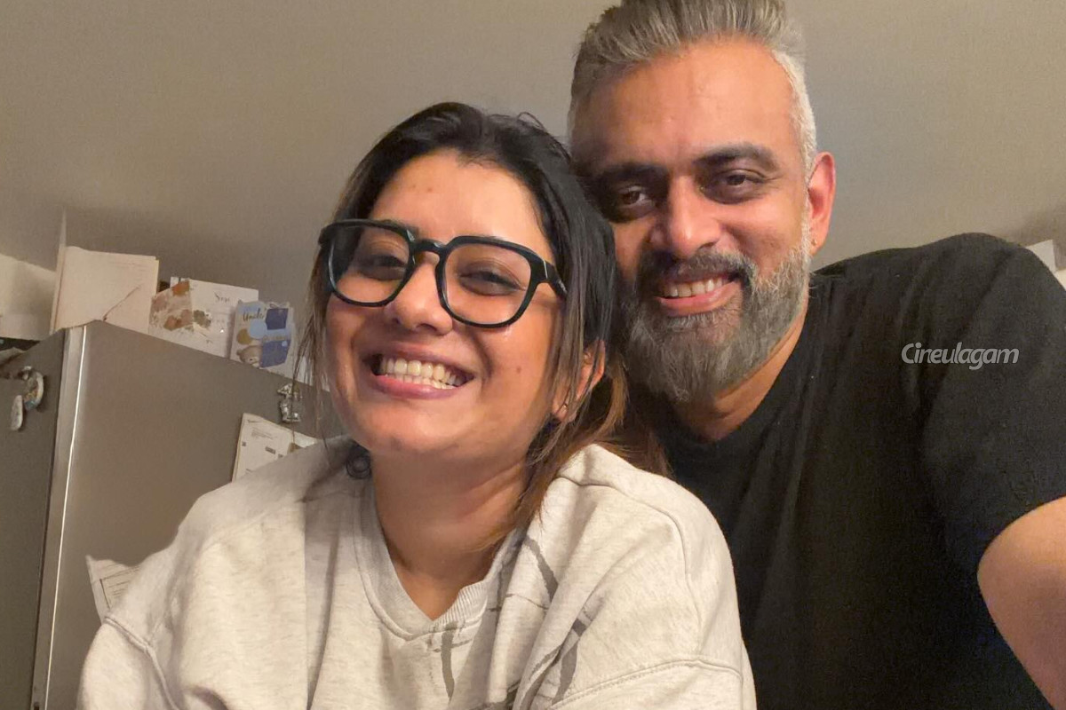 விஜய் டிவி பிரியங்கா திருமண நாளை வெளிநாட்டில் எப்படி கொண்டாடி இருக்கிறார் பாருங்க